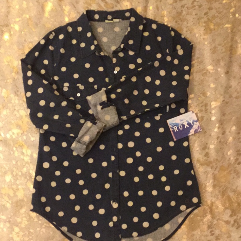Roxy Long Sleeved Denim Shirt
